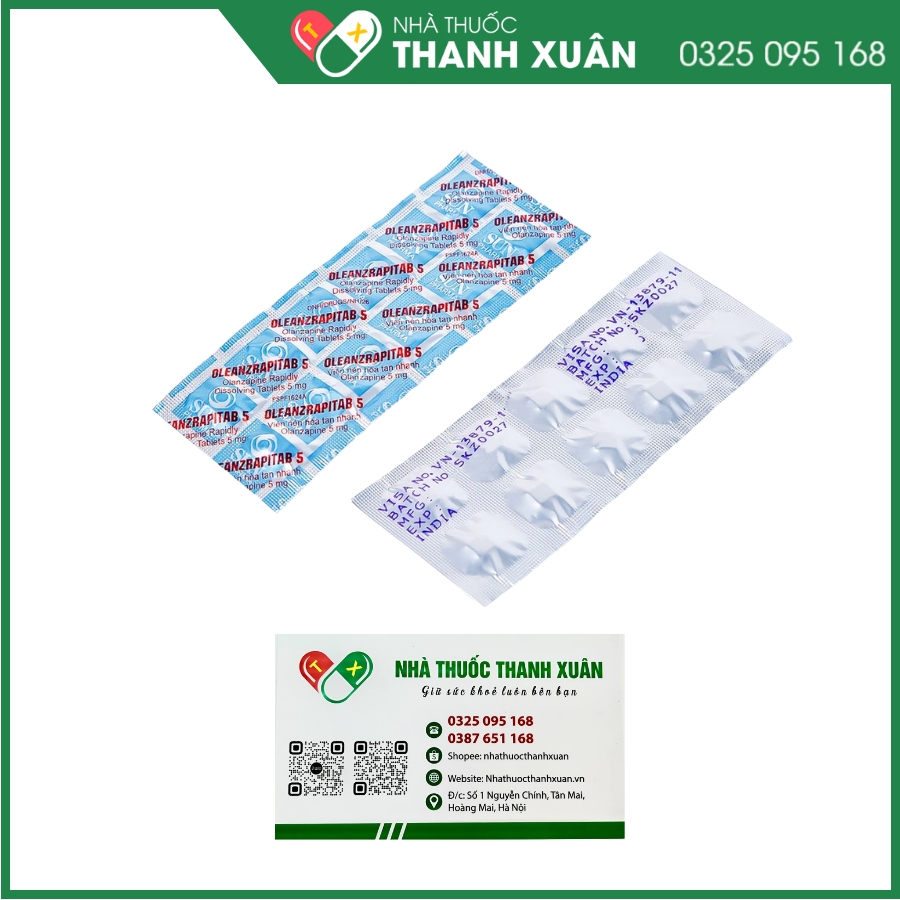 Oleanzrapitab 5 điều trị tâm thần phân liệt